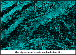 Eigenvalue of seismic time slice